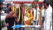 BJP Leaders Dharna Against TRS Leaders Attacks, Burns CM KCR Effigy _ Medchal |  V6 News (1)