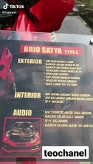 Full Modifikasi Honda Brio 2019 Elegan Buat Harian