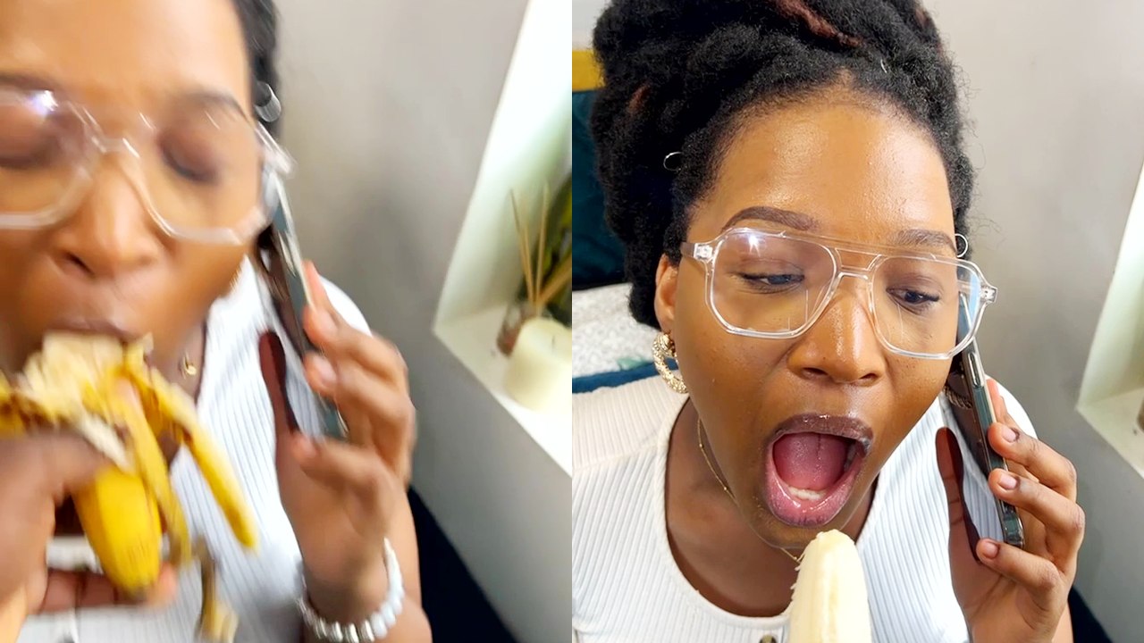 Guy hilariously puts his partner in a weird spot during her official call