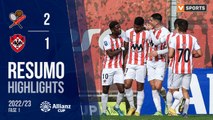 Highlights: Leixões SC 2-1 UD Oliveirense (Taça da Liga 22/23 - Fase 3 - Jornada 1)
