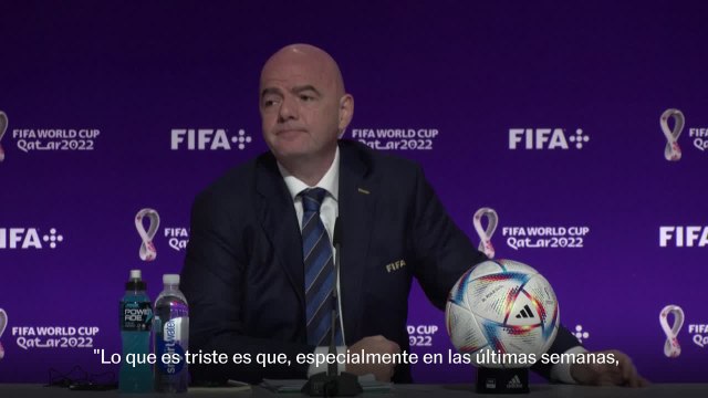 Infantino ataca la hipocresía de Occidente y defiende a Qatar por el Mundial