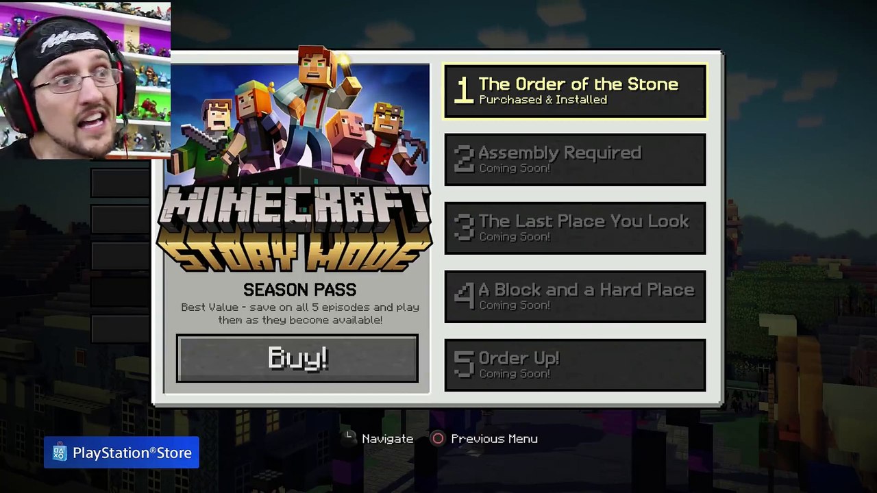 Lets Play Minecraft Story Mode #1- ✉ DEAR MOJANG! ✉ (Episode One- The Order of the Stone)