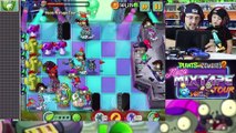 Minecraft TNT Explosion   PVZ Neon Mixtape Tour ZOMBOSS Battle (FGTEEV Duddy & Chase Gameplay)
