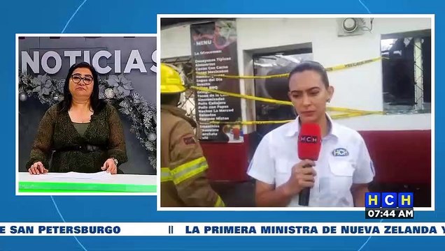 ¡Incendio redujo a cenizas un restaurante en Gracias, Lempira!