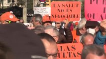 Manifestaciones en Málaga y Barcelona en defensa de las pensiones frente a la inflación