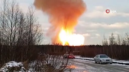 Rusya'da petrol boru hattında patlama