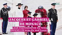 Jacques et Gabriella de Monaco : leur photographie en tenues officielles publiée par Charlene