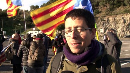 El portaveu d'Alerta Solidària, Martí Majoral, valora la manifestació del Pertús i la Jonquera