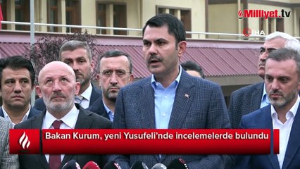 Bakan Kurum: Yeni Yusufeli'nde 3 bin 205 konutumuzu salı teslim edeceğiz