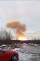 Russia, esplosione in un gasdotto vicino a San Pietroburgo. Fiamme altissime: il video