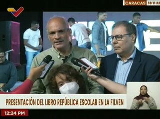 Presentan libro "La República Escolar" de América Bracho en la FILVEN 2022