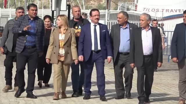 AK Parti Milletvekili Gökcan, Fethiye'de delbek yapımını izledi