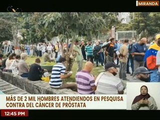 Hospital Domingo Luciani realiza pesquisa a más de 2 mil hombres contra el cáncer de próstata