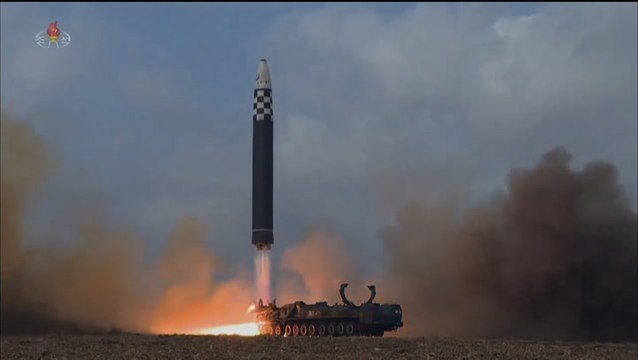 North Korea launches country’s largest-ever ICBM missile