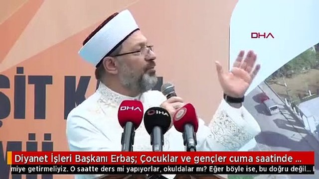 Başkan Ali Erbaş'ın sözleri İslam düşmanı azgın azınlığı kudurttu! Gençler için 'Cuma' çağrısı!