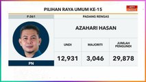 PRU15 | KEPUTUSAN RASMI: Kerusi Parlimen P.061 Padang Rengas, P.121 Lembah Pantai, P.113 Sepang, & P.016 Baling