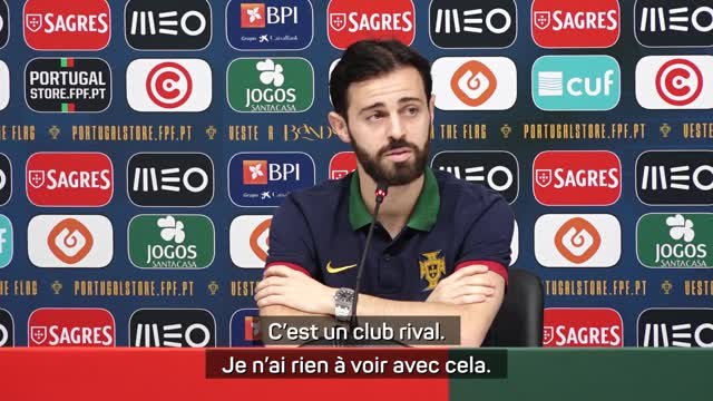 Portugal - Bernardo Silva fatigué d'aborder le sujet Cristiano