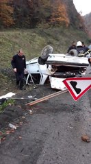 Zonguldak'ta trafik kazası: 1 ölü, 3 yaralı