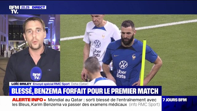 Coupe du monde au Qatar: blessé, Karim Benzema est forfait pour le premier match contre l'Australie