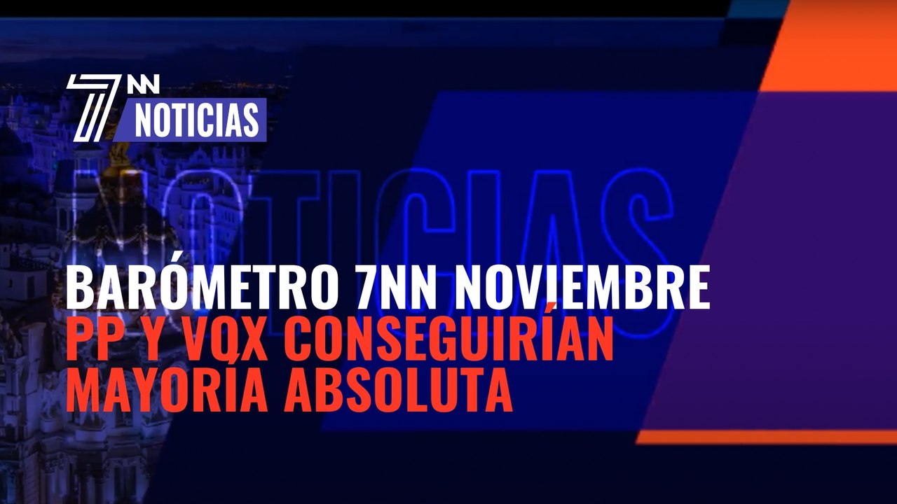 Barómetro 7NN: El PP y VOX conseguirían mayoría absoluta en las próximas elecciones