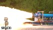 NASA Testing Subscale Artemis Moon Rocket Engine