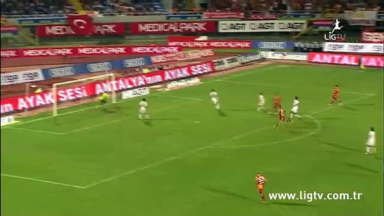 Fraport TAV Antalyaspor - Galatasaray Maç Özeti (15 Eylül 2012, Cumartesi