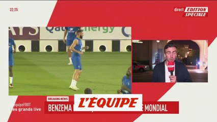Benzema blessé et incertain - CM 2022 - Bleus