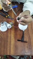 bulb fan.amazing invention old led bulb and moblie charger.