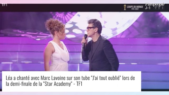 Star Academy : Léa très embarrassée lors de son duo avec Marc Lavoine, c'est la honte de ma vie !