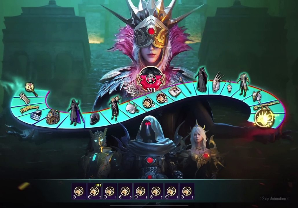 10 UC Luck On 8 Mythic Spin _Got All Mythics _ Celestial Power Spin _ PUBGM(1080P_HD)