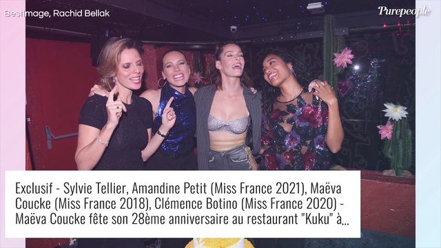 Maëva Coucke ultra lookée pour son anniversaire : gros baisers à son chéri François Bonifaci, des Miss au rendez-vous