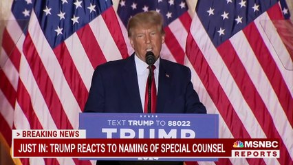 Trump Responds To Appointment Of Special Counsel For MaraLago Jan 6 Probes