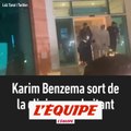 Benzema sort de la clinique en boitant - CM 2022 - Bleus
