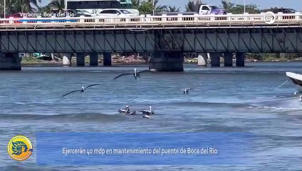 Ejercerán 40 mdp en mantenimiento del puente de Boca del Río