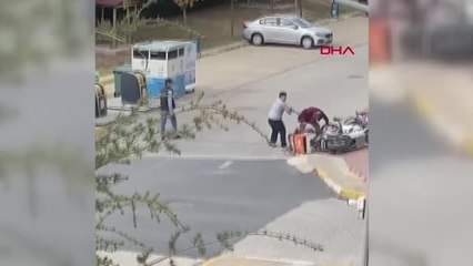 BAŞAKŞEHİR'DE KURYEYİ HASTANELİK EDEN DAYAK