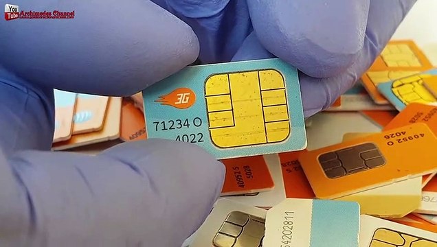 Gold recovery from SIM Card cell phones Sim cards recycling gold