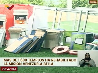 Misión Venezuela Bella rehabilitó más de 1.600 templos religiosos en todo el país