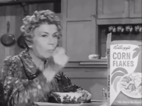 Beverly Hillbillies Kellogg’s Corn Flakes Commercial with Aunt Pearl