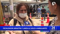 Surco: acusan a sereno de golpear y lanzar al suelo a vendedoras ambulantes durante operativo