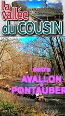 La vallée du COUSIN au pied d'AVALLON en BOURGOGNE