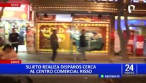 Lince: sujeto realizó disparos cerca al Centro Comercial Risso