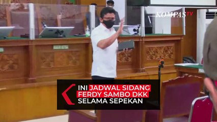 Kembali Digelar Senin 21 November, Ini Jadwal Sidang Ferdy Sambo dkk Selama Sepekan