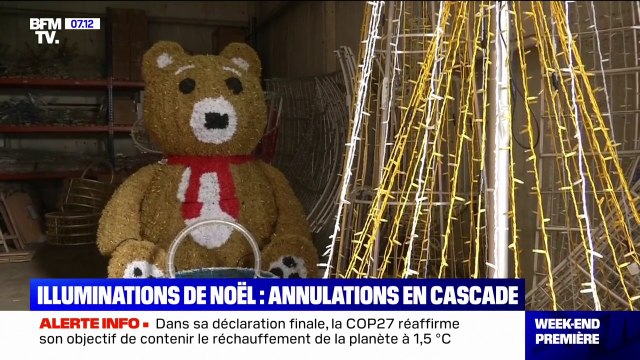 Illuminations de Noël: avec la hausse du prix de l'énergie, annulations en cascade