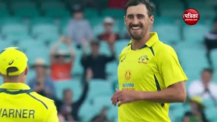 रॉकेट की माफिक स्टंप में घुसी स्टार्क की बॉल, हिल भी नहीं सके मलान, देखें Video