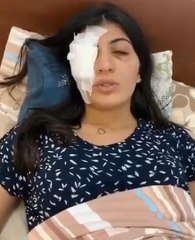MOTOSİKLETTEN ATILAN CİSİM GÖZÜNE İSABET ETTİ, KORNEASI ZARAR GÖRDÜ