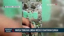 Heboh! Temuan Tumpukan Limbah Medis Kategori B3 di Bantaran Sungai Cipager di Cirebon