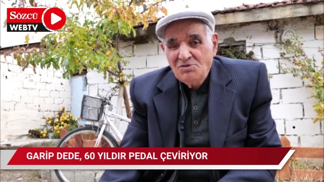 Bisiklet tutkunu Erzincanlı Garip dede 60 yıldır pedal çeviriyor