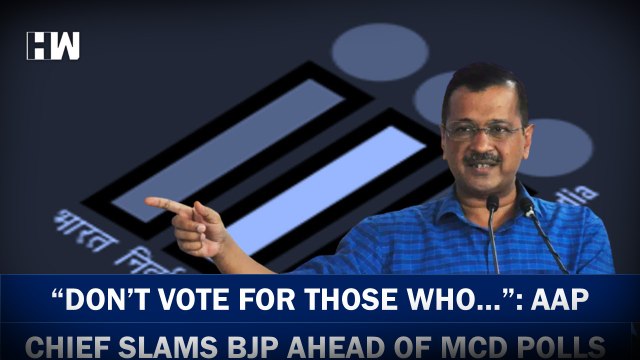 Delhi CM Arvind Kejriwal Hits Out At BJP Ahead Of MCD Polls