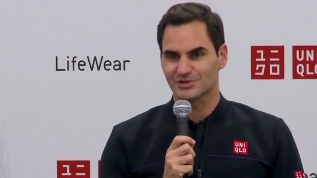 ATP - Japon 2022 - Roger Federer on exhibition for Uniqlo in Tokyo, Japan : Players are not machines, we are human beings after all
