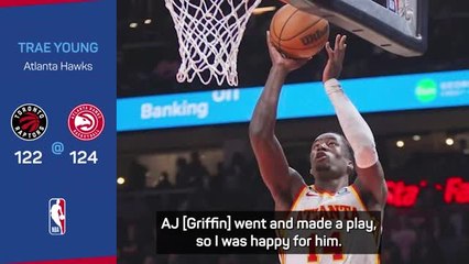 Hawks ecstatic after dramatic OT win over the Raptors